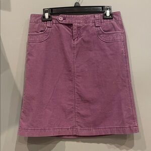 Purple Women's corduroy  Skirt gap small